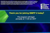Thank you for joining ISMPP U today€¦ · Thank you for attending! We hope you enjoyed today’s presentation. Please take a moment to fill out the survey sent to you after today’s