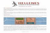 HELLENES: Example of Play · 2019. 11. 15. · New Year Event / Sacrifice Segment—Card Plays example of play New Year Event/Sacrifice: both players play a card face down. The orientation