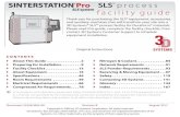 SLS process facility guide - 3D Systemsinfocenter.3dsystems.com/product-library/sites/default/files/printers... · To help you find the information you need, each section of this