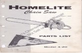 Homelite 4-20 Chainsaw IPL (September 1958) 23255 · GASKET — main diaphragm DIAPHRAGM — main 152 Gasket Set 155 Repair Kit hd... NOTE: For field replacement, Brown Carburetor