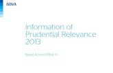 Information of Prudential Relevance 2013 · 575/2013 of the European Parliament and of the Council on prudential requirements for credit institutions and investment firms, dated June