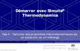 Démarrer avec Simulis Thermodynamics€¦ · • Pression : 1 atm. • Température : entre 20 °C et 80°C avec un pas de 1°C. • Composition du mélange : 50% mol en benzène,