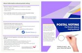 POSTAL VOTING...Finland Society .˚ info@suomi-seura.˜, tel. +358 (0)9 6841 210 - Advice and information for Finnish citizens living and staying abroad and support for expatriate