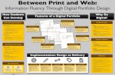 Between Print and Web: Information Fluency Through Digital … · 2019. 10. 31. · Information Fluency Through Digital Portfolio Design Christopher R. Friend (friend@ucf.edu) •
