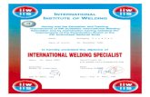 Schweiss - Klumpp Edelstahl · 2019. 7. 28. · iiw iiw INSTITUTE OF WELDING Having met the Education and Training requirements ot IIW G utdelgne 'International welding Specialist'