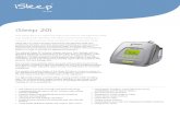iSleep20i EN dec2007cpap.1800cpap.com/manuals/isleep-20i-brochure.pdf · iSleep 20i is an advanced high performance self-adjusting CPAP that predictively identifies and treats obstructed
