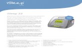 iSleep22 EN dec2007rescaremed.com/wp-content/uploads/iSleep-22-1.pdf · iSleep 22 iSleep 22 is an advanced high performance and sophisticated Bi-level S device designed for OSA therapy