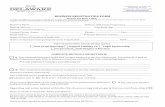 BUSINESS REGISTRATION FORM - Delaware, Ohio€¦ · A This company/individual DOES NOT conduct business in the City of Delaware. Tax withheld is paid on behalf of employees who LIVE