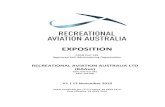 EXPOSITION - Recreational Aviation Australia · RAAus Exposition V1.0 Part 8 of 54 1.3.2. DEFINED TERMS Term Definition External Reference Aircraft An aircraft is any machine that