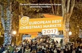 The best Christmas destinations in Europe selected by ... · Brussels, 13th December 2016 Since 2009, European Best Destinations, has promoted culture and tourism in Europe to millions