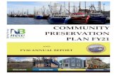 COMMUNITY PRESERVATION PLAN FY21...1.0 | Executive Summary 2.0 | Introduction 3.0 | Overview of the Community Preservation Act 3.1 The Community Preservation Act 3.2 CPA …