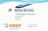 Hydrogen Ferries · Where are all the Ferries ? Share of different flags in the number of Ropax ferries Sources IHS market SeaWeb/ Hyseas III Distribution of ships