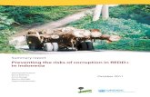 Summary report - Preventing the risks of corruption in REDD+ in Indonesia · 2012. 1. 6. · 6 Ahmad Dermawan, Elena Petkova, Anna Sinaga, Mumu Muhajir and Yayan Indriatmoko project