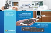 Vates Smart Home Brochure.compressed · Vates Smart Home: Beyond Home Automation > Compatibility with Multiple Sensors and Devices Vates® Smart Home solution is made up of a kit