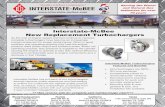 Interstate-McBee New Replacement Turbochargers...2018/05/29  · 13137 Arctic Circle Santa Fe Springs, CA 90670 PH: 562-356-5414 Fax: 562-926-2452 Texas 1755 Transcentral Ct. Suite