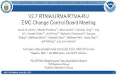 V2.7 RTMA/URMA/RTMA-RU EMC Change Control Board Meeting · EMC CCB Meeting - June 25th, 2018 V2.7 RTMA/URMA/RTMA-RU EMC Change Control Board Meeting Jacob R. Carley1, Manuel Pondeca12,
