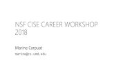 NSF CISE CAREER WORKSHOP 2018 - University of North ...cisecareerworkshop.web.unc.edu/files/2018/04/carpuat_nsfcareer.pdf · •Assistant Professor, CS, University of Maryland •since