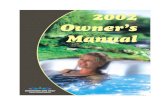 2002 Dimension One Spas Owner Manual · 2002 Dimension One Spas Owners Manual 5 Do not permit electric appliances (such as a light, telephone, radio, television, etc.) within 1.5