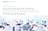 Truly inTernaTional coach Training program · ICC Coach Training at Berners Consulting aCCReDITeD CoaCH TRaInInG PRoGRam By ICC The ondonbased International Coaching l Community (ICC)