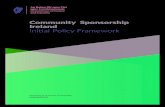 Community Sponsorship Ireland Initial Policy Frameworkintegration.ie/en/ISEC/Community Sponsorship Policy... · iii Community Sponsorship Ireland Initial Policy Framework GLOSSARY