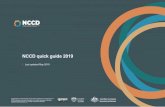 NCCD quick guide 2019 · Purpose of the NCCD quick guide Communicate the purpose of the Nationally Consistent Collection of Data on School Students with Disability (NCCD) from the