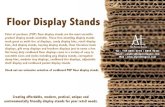Floor Display Standsalprintingsvc.com/download/AL_PRINTING_SERVICES...Point of purchase (POP) floor display stands are the most versatile product display stands available. These free-standing