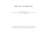 HEAT STRESS - IBEW Local 353 | Excellence At Workibew353.org/wp-content/uploads/Research/Heat Stress... · 2017. 5. 19. · HEAT STRESS Guidelines for Recognition, Assessment, and