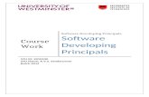 Course Work  · Web viewCourse Work. Software Developing Principals