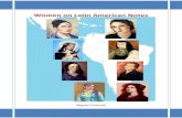 Women on Latin American Notes - Numismondo · Policarpa Salavarrieta (1790- 1817) was born in Guaduas, Cundinamarca, Colombia and she came to Santa Fe de Bogota to live, working in
