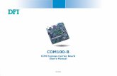 COM100-B...Chapter 1 Introduction ﬁ .com 1 COM100-B COM Express Carrier Board User’s Manual A26130901
