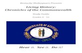 Living History: Chronicles of the Commonwealth - …shakespearebehindbar.fatcow.com/kyshakespeare/wp-content/...Chronicles of the Commonwealth Living History: Chronicles of the Commonwealth