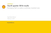 Fourth quarter 2016 results · OIL + GAS . CHEMICALS . OIL PRODUCTS INTEGRATED DEEP WATER . GAS . OIL SANDS MINING . SHALES NEW ENERGIES . Cash engines: today . Growth priorities: