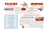 As we say goodbye · The “Texas Marine” is a quarterly newsletter published by the Department of Texas Marine Corps League and posted to the Internet at website . Editor/Publisher