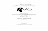 MISSISSIPPI ACADEMY OF SCIENCESmsacad.org/wp-content/uploads/2017/03/SBEC-Mas... · 252 THE EFFECTS OF HIPPOTHERAPY ON GROSS MOTOR FUNCTION IN CHILDREN WITH CEREBRAL PALSY: A SYSTEMATIC