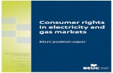 TABLE OF CONTENTS - Beuc · 2015. 10. 29. · Consumer rights in electricity and gas markets │4 Well-functioning retail markets for electricity and gas need well-informed and well