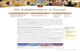 The Enlightenment in Europe - Central Bucks School District...The Enlightenment in Europe Outlining Use an outline to organize main ideas and details. TAKING NOTES Enlightenment in