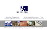 Kosmont Companies Renaissance Community Fund · City / JPA 1. Financing Entity leases properties under ML&OA, LTA to City / JPA 2. City / JPA leases property under SL&OA, LTA to Developer