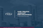 THE TRUTH ABOUT RECRUITING Management White Paper… · a great work environment, which makes recruiting great people a whole lot easier. Your ECC Rating *Cost to recruit and hire
