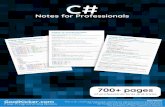 C# Notes for Professionals - media.codenza.app€¦ · Section 7.3: Null coalescing operator with method calls ..... 42 Section 7.4: Use existing or create new ..... 43 Section 7.5: