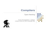 Compilerscgi.di.uoa.gr/~thp06/lectures/static+type-checking.pdf · zGeneral strategy zAssociate values with grammar symbols zAssociate computations with productions zImplementation