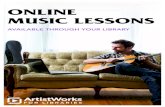 ONLINE MUSIC LESSONS · BASS Double Bass Lessons with Missy Raines Electric Bass Lessons with Nathan East Jazz Bass Lessons with John Patitucci BLUEGRASS Banjo Lessons with Tony Trischka