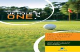 HOLE IN ONE INSURANCE POLICY€¦ · hole. Each Participating Player is limited to no more than one attempt at a Hole in One on a Designated Prize Hole. The Hole Only one Designated