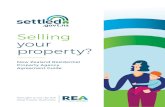 Selling your property?€¦ · Settled.govt.nz guides kiwis through home buying and selling. Buying or selling your home is a big move and one of the biggest financial decisions Kiwis