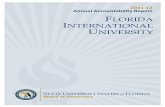 2011-12 Annual Accountability Report FLORIDA INTERNATIONAL ... · Annual Accountability Report I 2011-2012 FLORIDA NTERNATIONAL UNIVERSITY Dashboard Sites and Campuses Modesto A.