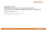 Pearson BTEC Level 2 Award in Conflict Management (QCF) · develop knowledge related to managing and defusing conflict situations achieve a nationally-recognised Level 2 qualification