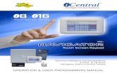 Touch Screen Keypad - iCentral · the bare screen or the protective film using a soft dry cloth or a ... Screen Protection Applying the Protective Film Navigator Touch Screen Keypad