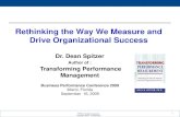 Rethinking the Way We Measure and Drive Organizational Successitpmg.com/files/Download/Rethinking the Way We... · "Metrics are to a business what the five senses are to humans -