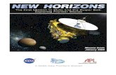 NASA’s First Mission to Pluto and the Kuiper Belt · 1 NASA’s First Mission to Pluto and the Kuiper Belt NEW HORIZONS Table of Contents The information in this mission guide was