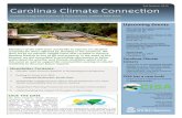 3r uarter 2015 Carolinas Climate Connection Newsletter_3rd Quarter 2015.pdf · October 26-30, 2015 Chapel Hill, NC Winthrop University: Water in the World Conference November 6-7,