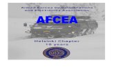 Armed Forces Communications and Electronics Association · between Finland and Estonia in all areas. A couple of AFCEA seminars aboard ferries between Helsinki and Tallinn had already
